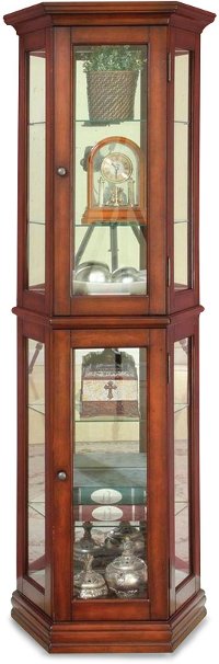 Cherry Half Hexagon Curio