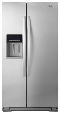WRS571CIDM Whirlpool Side-by-Side Refrigerator - 36 Inch Counter Depth - Stainless Steel