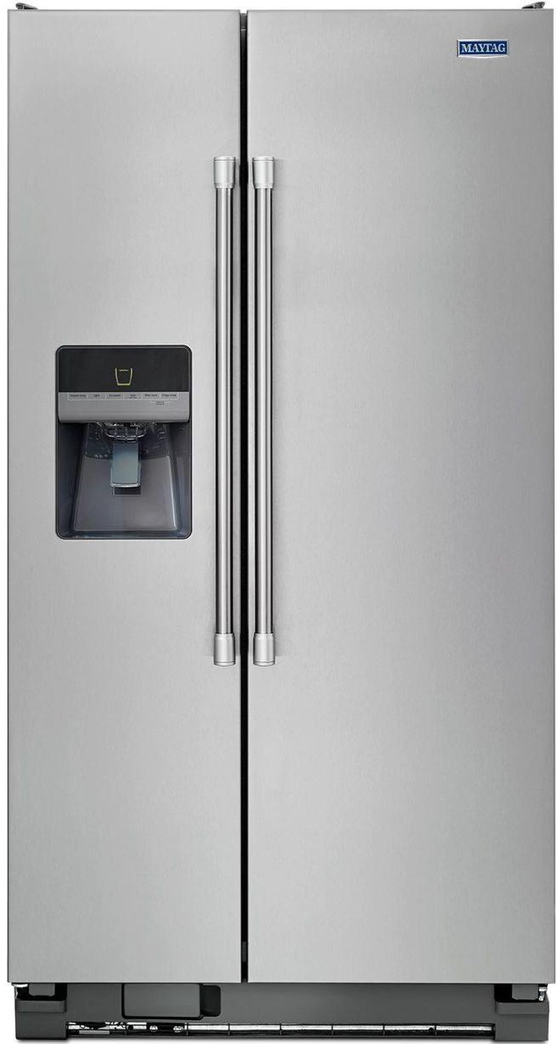 Maytag Stainless Steel Side By Side Refrigerator 36 Inch Rc