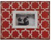 Clearance Distressed Red Picture Frame