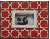 Clearance Distressed Red Picture Frame