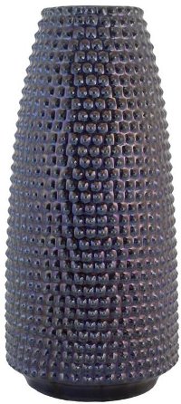 16 Inch Blue Ceramic Vase