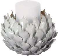Ceramic 6 Inch Blossom Candle Holder