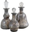 7 Inch Abrielle Mercury Glass Decanter