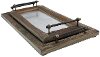 20 Inch Wood Dinah Tray with Handles