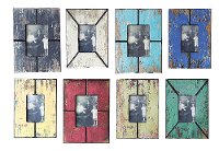 Assorted Distressed Wood Picture Frame