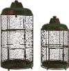 25 Inch Rustic Metal Bird Cage