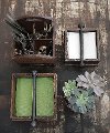 7 Inch Square Wood Utensil Caddy-2