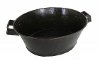 Clearance Vintage Oval Metal Basin with Handles