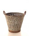 Metal Olive Basket with Handles