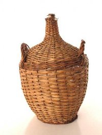 Small Wicker Wine Bottle