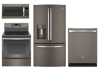4PC-SLATE-ELE-PACKG GE Slate 4 Piece Kitchen Appliance Package with 30 Inch Electric Range