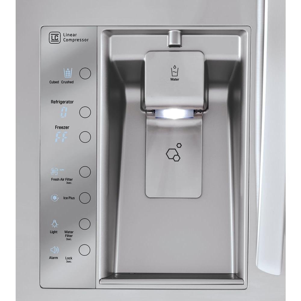 LMXS30776S LG 29.7 cu ft 4 Door French Door-in-Door Refrigerator - 36 W Stainless Steel-4