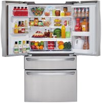 LMXS30776S LG 4 Door French Door-in-Door Refrigerator - 29.7 cu. ft., 36 Inch Stainless Steel-3