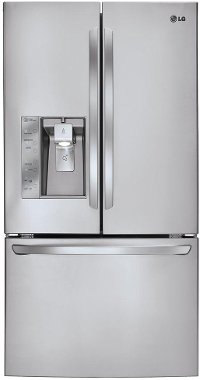 LFXS29626S LG 28.7 cu. ft. French Door Refrigerator - 36 Inch Stainless Steel