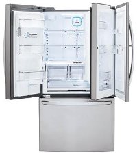 LFXS30766S LG 29.6 cu. ft. French Door-in-Door Smart Refrigerator - 36 Inch Stainless Steel-3