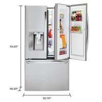 LFXS30766S LG 29.6 cu. ft. French Door-in-Door Smart Refrigerator - 36 Inch Stainless Steel-5