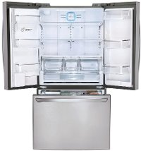 LFXC24726S LG French Door Refrigerator with Smart Cooling Plus - 36 Inch Stainless Steel Counter Depth
