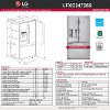 LFXC24726S LG French Door Refrigerator with Smart Cooling Plus - 36 Inch Stainless Steel Counter Depth-4