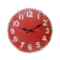 13 Inch Red Wall Clock