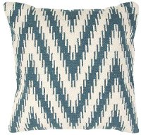 CD50-CADIZCAD06PLW Teal and White Throw Pillow