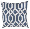 VER18-VERANDAPLLW Veranda Navy 20 Inch Indoor/Outdoor Throw Pillow