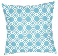 VER04-VERANDAPLLW Veranda Blue 20 Inch Indoor-Outdoor Throw Pillow