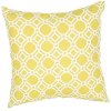 VER05-VERANDAPLLW Veranda Yellow 20 Inch Indoor-Outdoor Throw Pillow