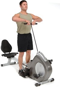 15-9003 Stamina Rowing Machine and Recumbent Exercise Bike Hybrid-2