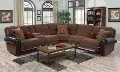 Auburn Brown 4 Piece Power Reclining Sectional Sofa - William