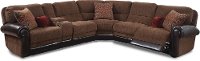 4PC/1252/AUBN/LLV/SC Auburn Brown 4 Piece Power Reclining Sectional Sofa - William-2