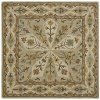 8' Square Sage Green Area Rug - Tara