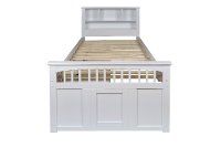 Classic White 4 Piece Twin Storage Bedroom Set - Bayfront