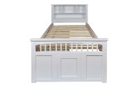 Classic White 4 Piece Twin Storage Bedroom Set - Bayfront-2