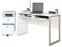 7350070 Pure White Small Desk - Interface-3