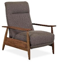 CP796/BVN/SMOKE/RECL Designer II 38 Inch Smoke Upholstered High Leg Recliner