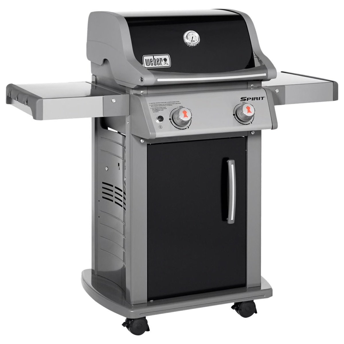 46110001 Weber Spirit E-210 Liquid Propane Grill Black-2