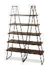 Clearance Metal 5 Shelf Bookcase