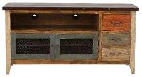 Antique Pine 62 TV Stand