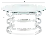 Tayside Round Glass Coffee Table