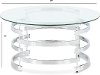 Ultra Modern Round Glass Coffee Table - Tayside