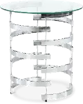 Tayside Glass End Table