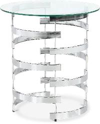 Tayside Glass End Table