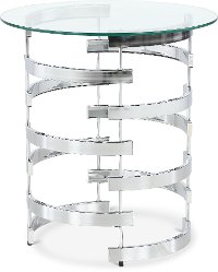 Ultra Modern Glass End Table - Tayside