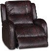 Dark Brown Power Recliner - Bobbie