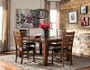 Walnut Transitional 5 Piece Dining Set - Redmond -1