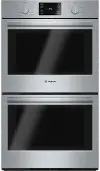 HBLP651UC Bosch 9.2 cu ft Double Wall Oven - Stainless Steel 30 Inch