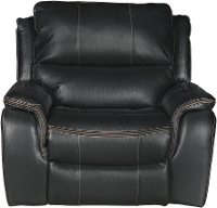 Black Power Recliner - Wayne
