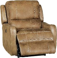 Brown Power Lay-Flat Recliner-2