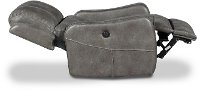 Gray Lay-Flat Power Recliner-2